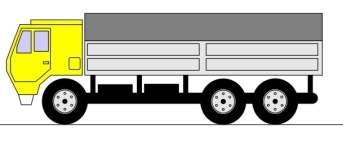 BuBi Model TT91013 - TT - Tatra Force 815 Zivil - gelb